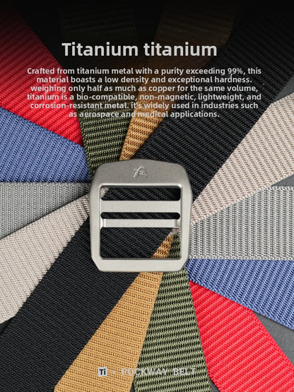 Titanium Tactical Canvas Belt