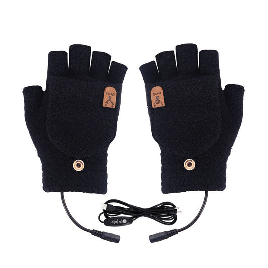 USB Heated Winter Gloves with 3-Level Temperature Control Unisex
