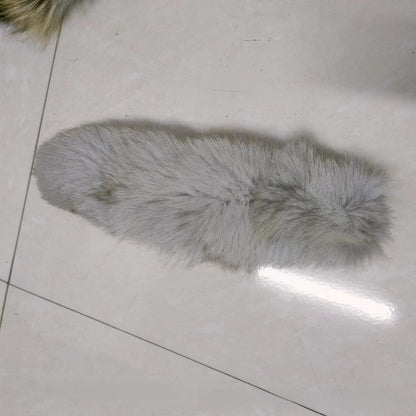 Plush Fox Tail Keychain Charm