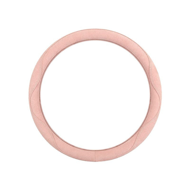 Suede Leatherette Steering Wheel Cover