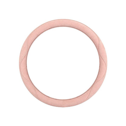 Suede Leatherette Steering Wheel Cover