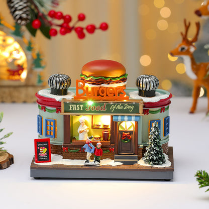 Light Up Christmas Music Box