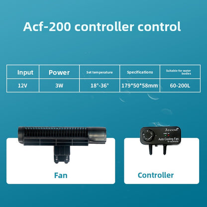 ACF Series Aquarium Cooling Fan with Temperature Control