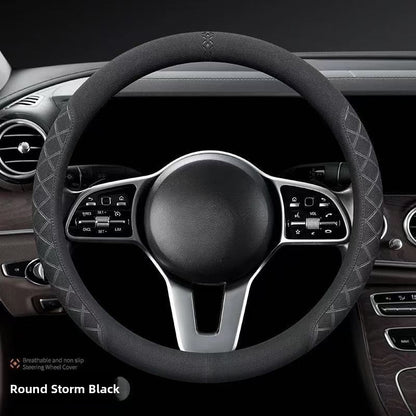 Premium Suede Steering Wheel Cover