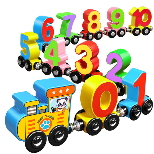 Magnetic Number Train Toy