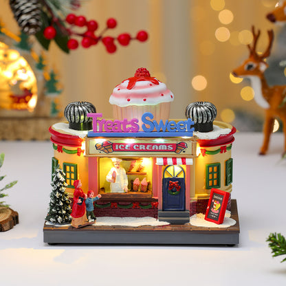 Light Up Christmas Music Box