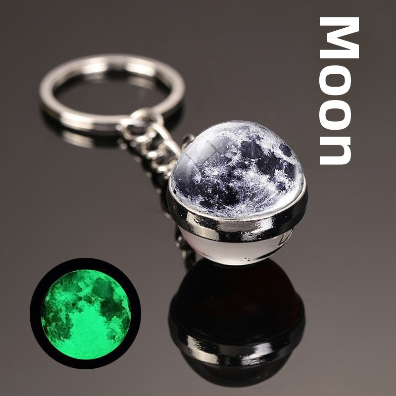Luminous Celestial Keychain Pendant