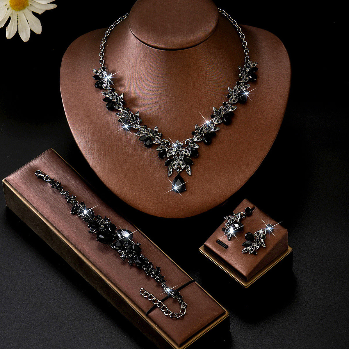 Luxury Blue Jewelry Set