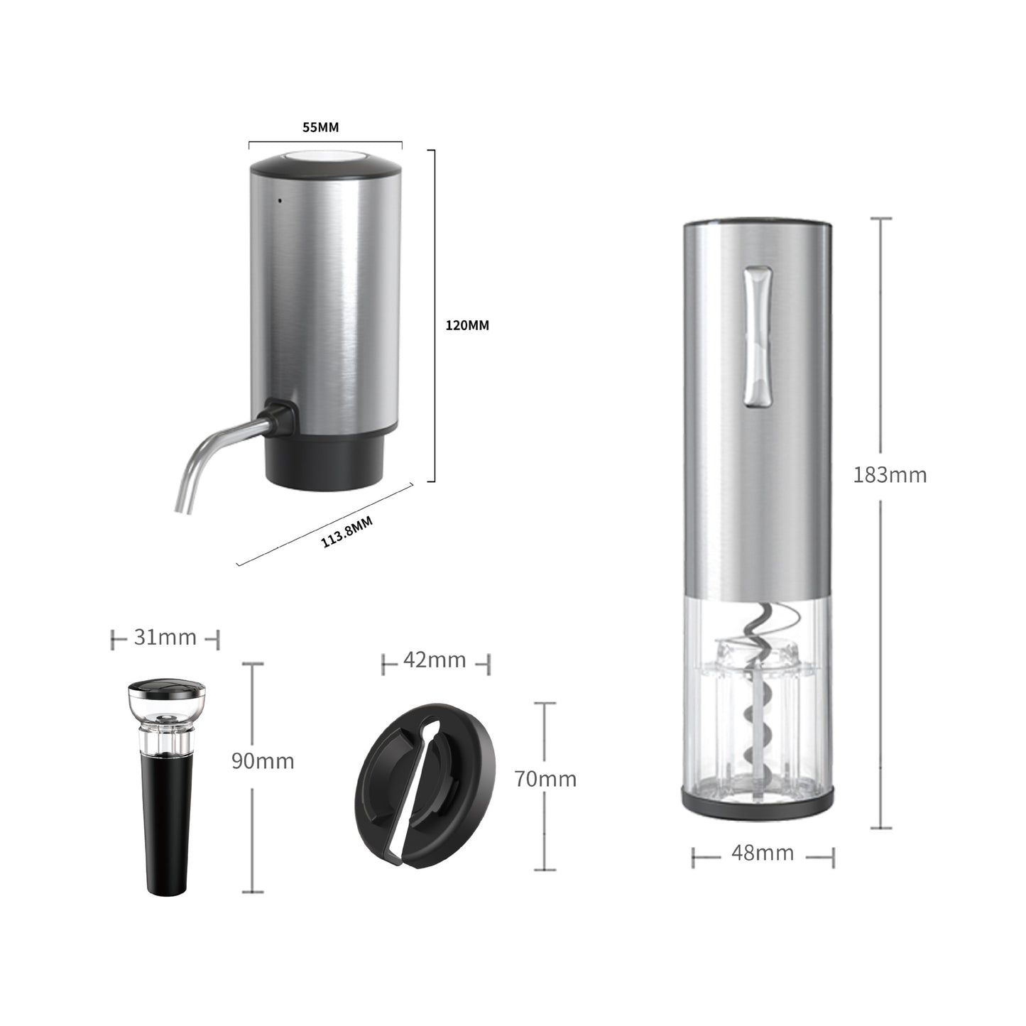 Electric Wine Opener Set