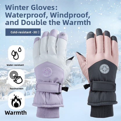 Winter Waterproof Touchscreen Ski Gloves
