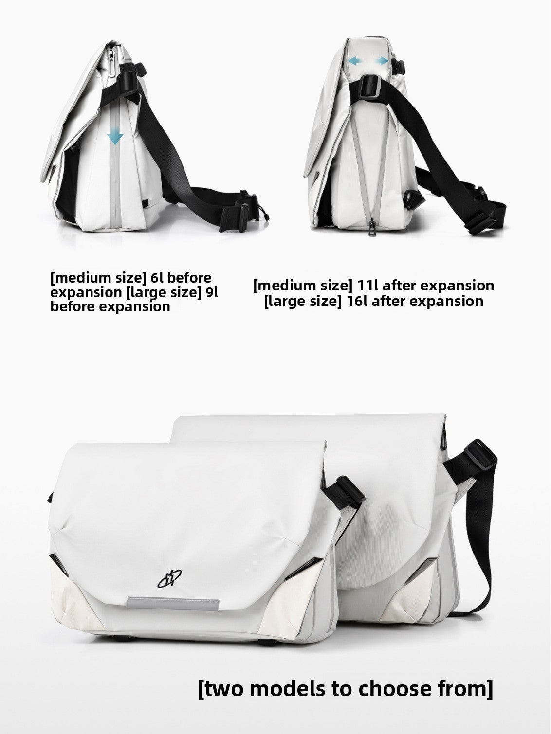 Magnetic Buckle Crossbody Bag