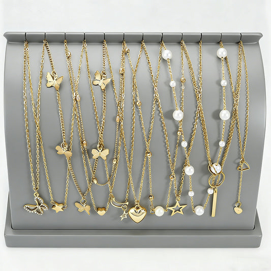 Golden Women Necklace Set