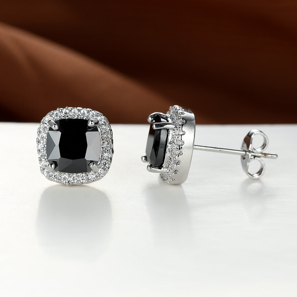 Luxury Zircon Stud Earrings