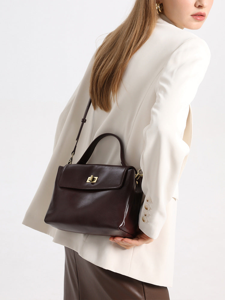 Genuine Leather Crossbody Shoulder Bag
