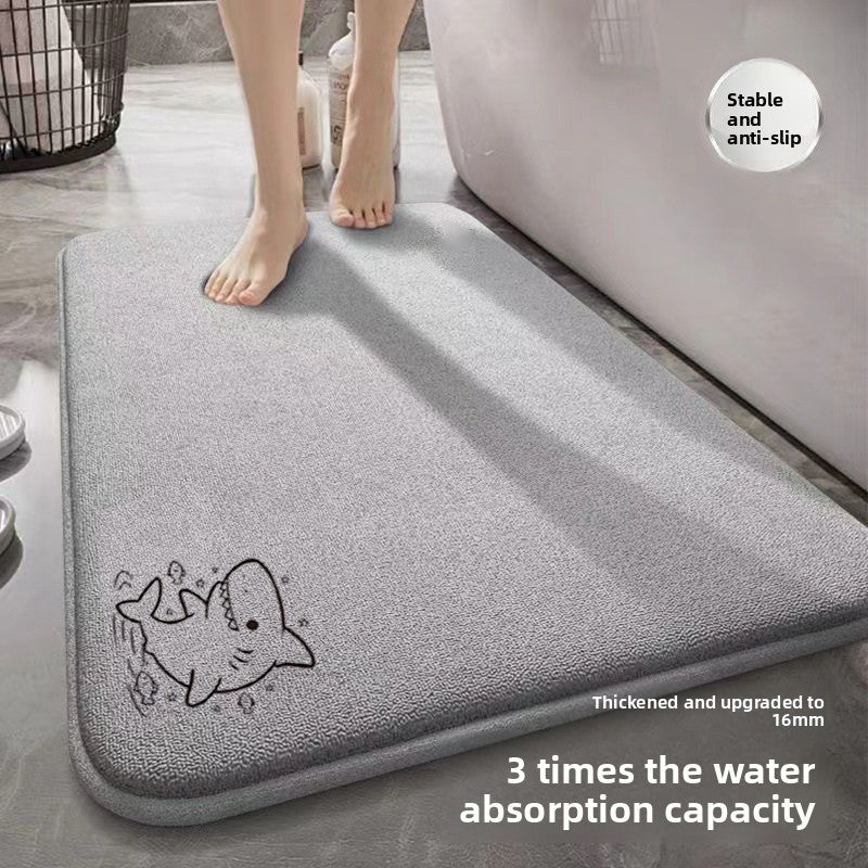 Absorbent Bathroom Floor Mat