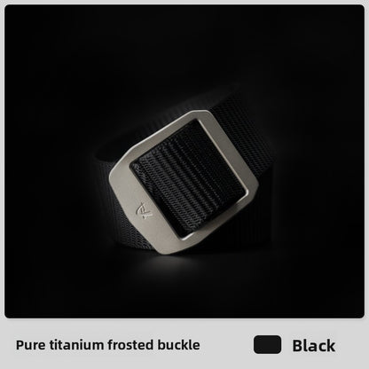 Titanium Tactical Canvas Belt