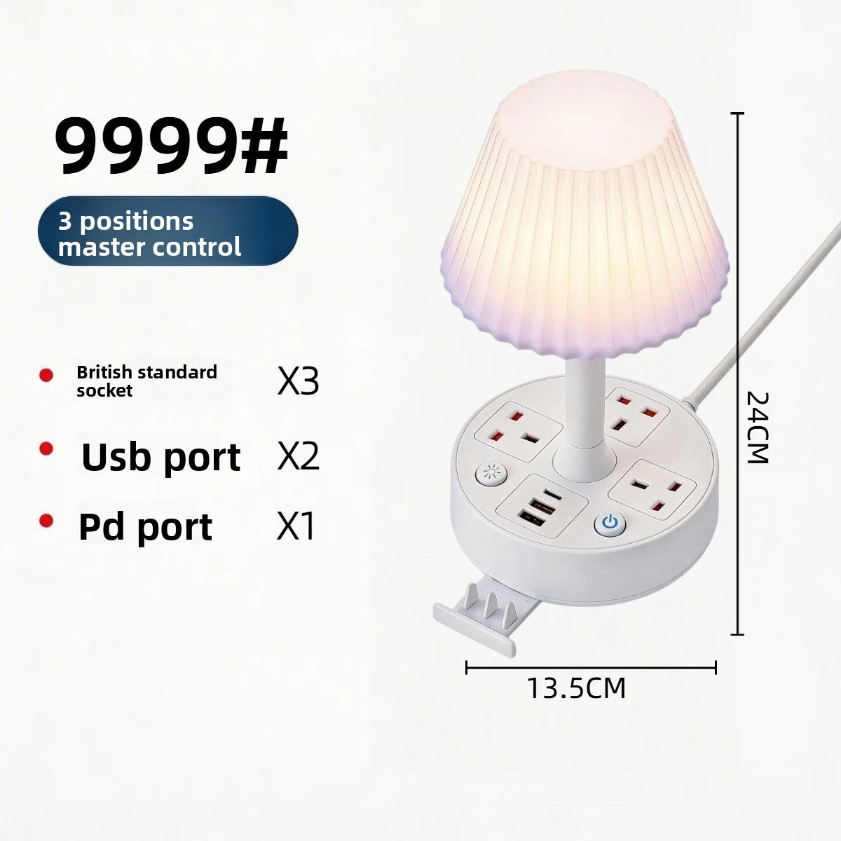 Multifunctional LED Desk Lamp