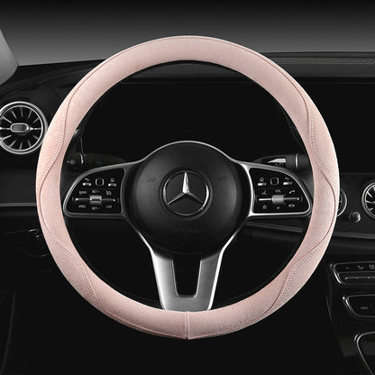 Breathable Leatherette Steering Wheel Cover
