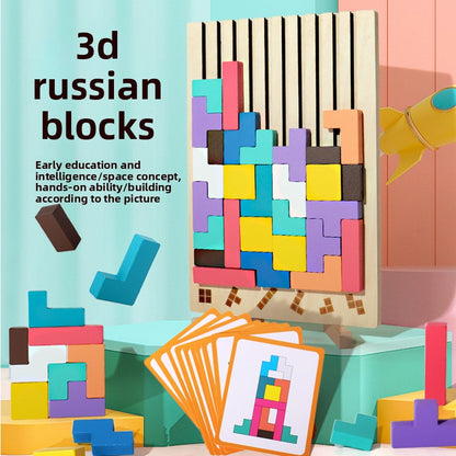 3D Wooden Puzzle Toy