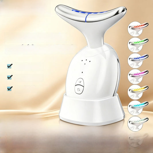 Neck Face Massager with Light Therapy