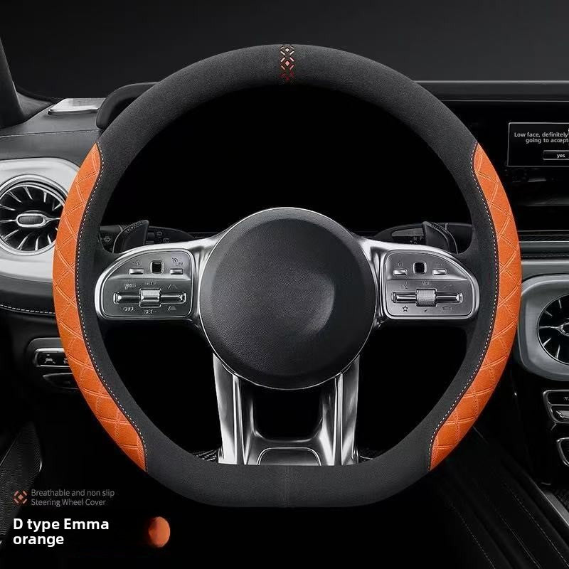 Premium Suede Steering Wheel Cover