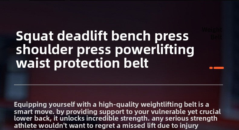 Powerlifting Lever Fitness Belt