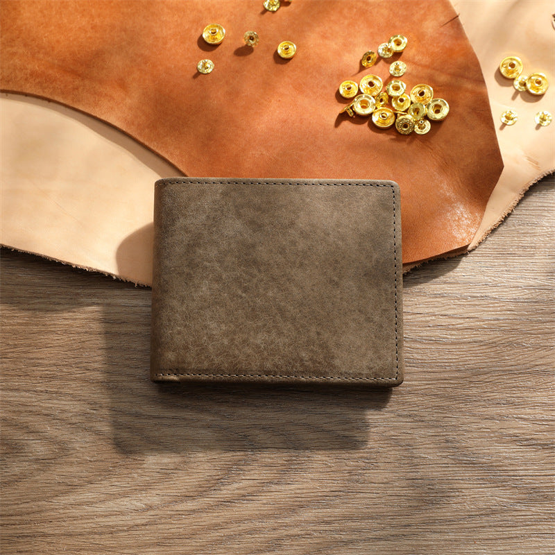 Men's Leather Short Wallet