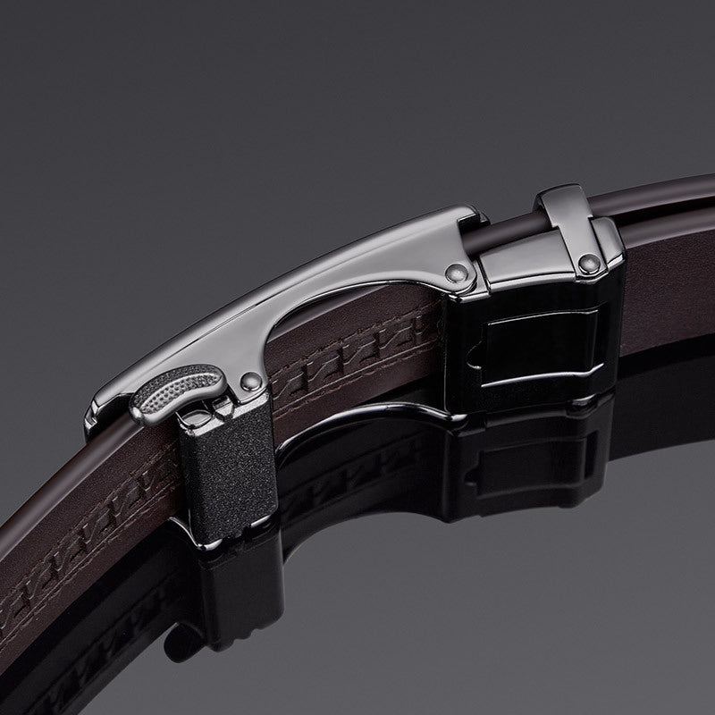Men's Automatic Leather Belt