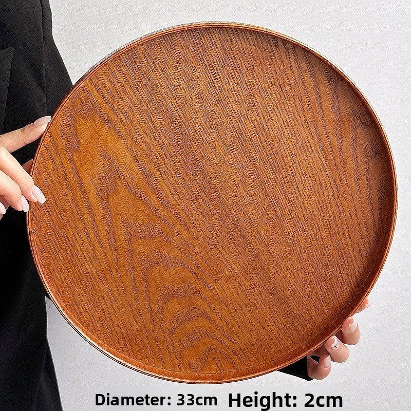 Wooden Multi-Purpose Serving Tray  Round Oval and Semicircle