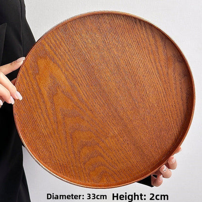 Wooden Multi-Purpose Serving Tray  Round Oval and Semicircle