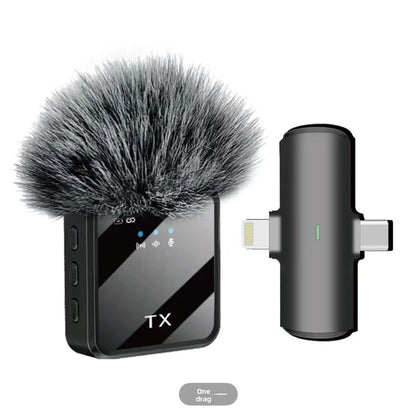 Wireless Square Lavalier Microphone