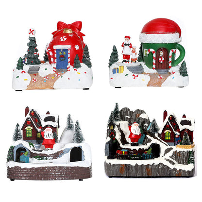 Light Up Christmas Music Box