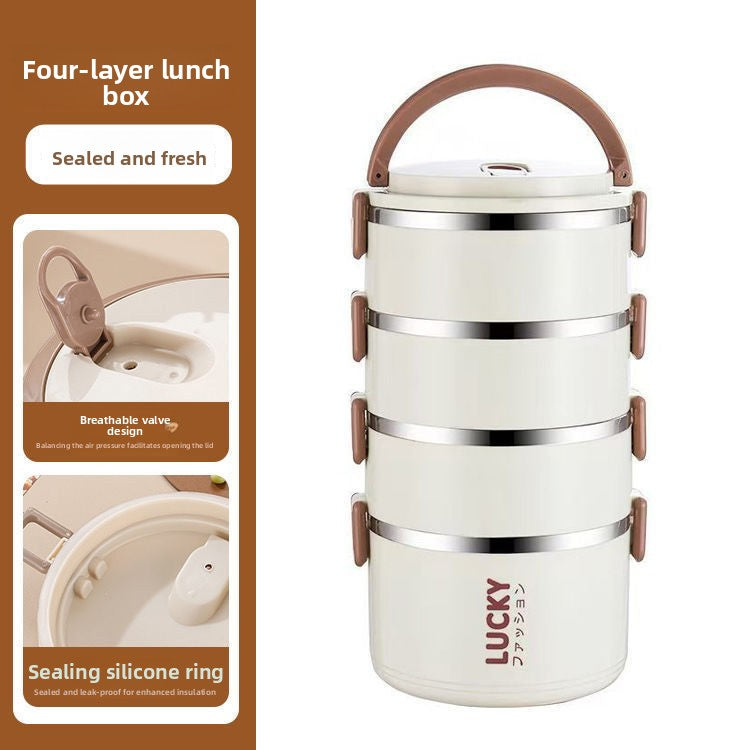 Portable Stainless Steel Lunch Box
