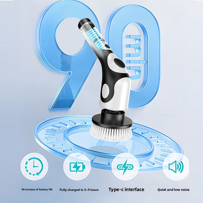 Electric Cleaning Brush with Multiple Attachments