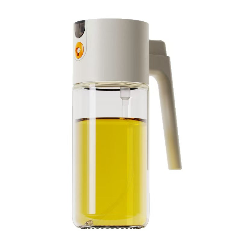 Glass Oil Dispenser Bottle 600ml with Spray and Pour Function