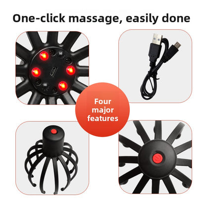 Electric Octopus Scalp Massager