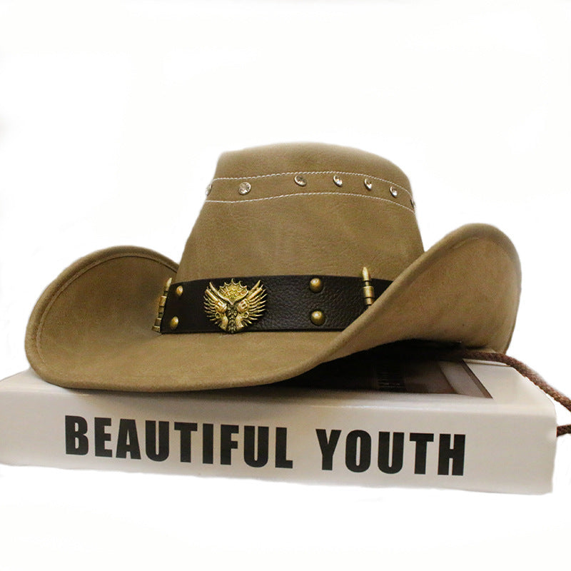 Leather Western Cowboy Hat