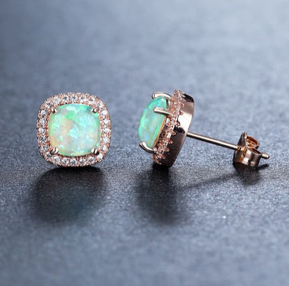 Luxury Zircon Stud Earrings