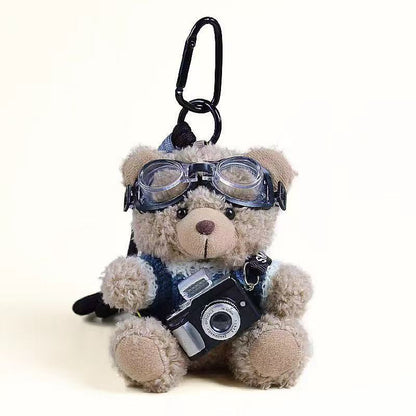 Flash Bear Camera Keychain