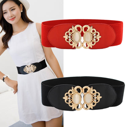 Women's Leaf Buckle Waist Belt