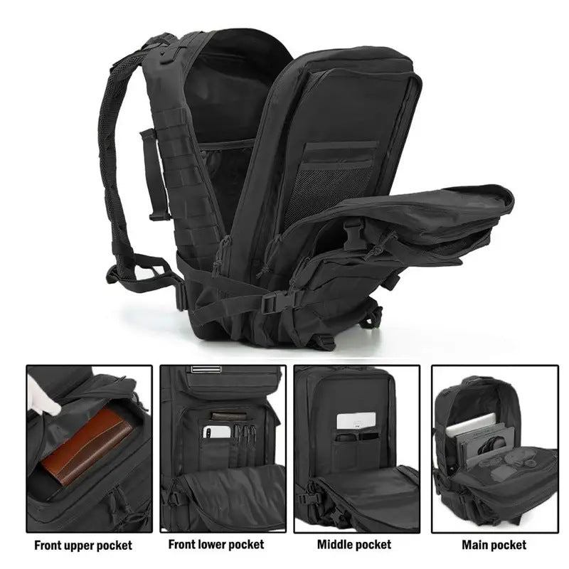 Large Molle Hiking Backpack