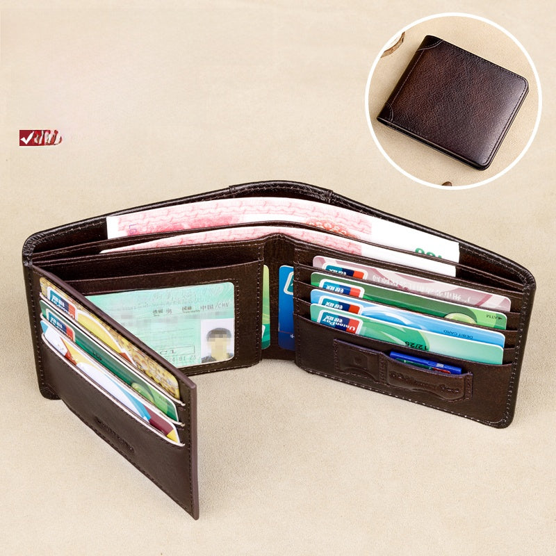 Genuine Leather RFID Wallet