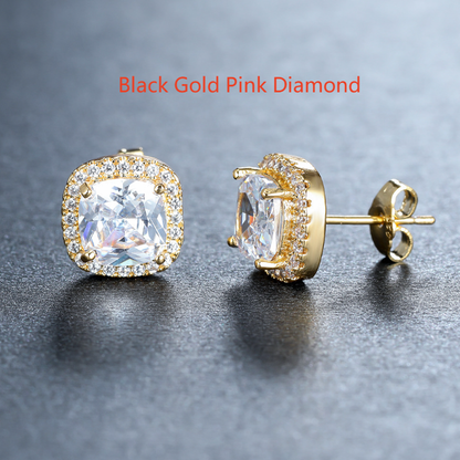 Luxury Zircon Stud Earrings