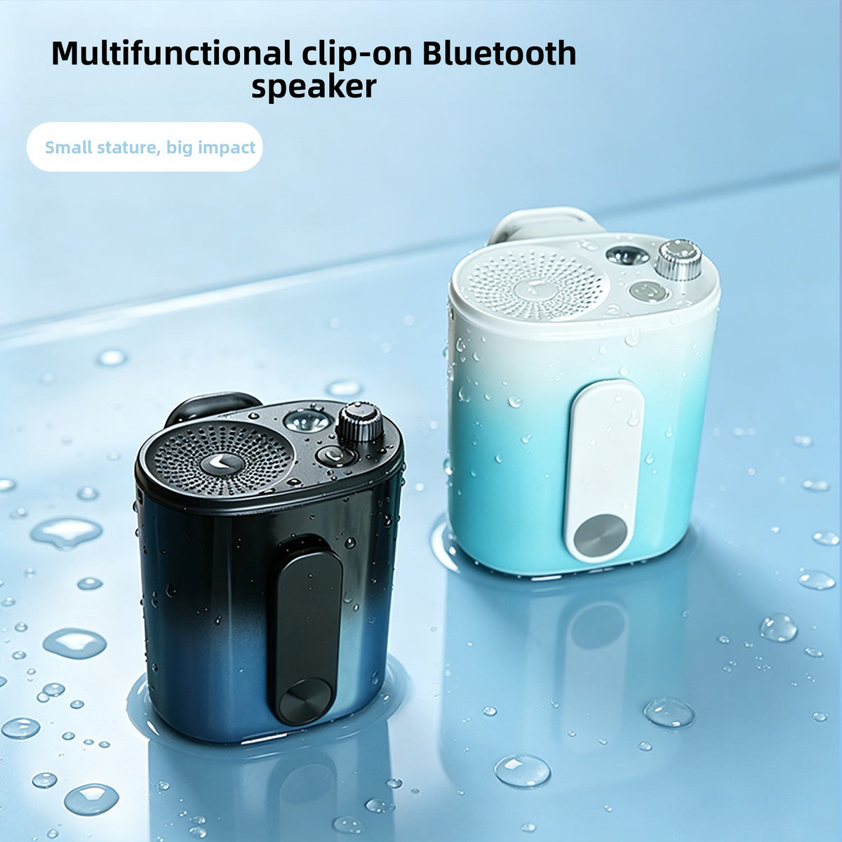 Multifunctional Clip Bluetooth Speaker