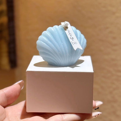 Shell Scented Candle Decor