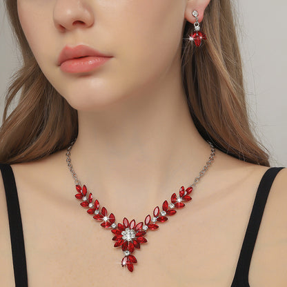 Floral Wedding Jewelry Set