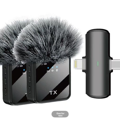 Wireless Square Lavalier Microphone