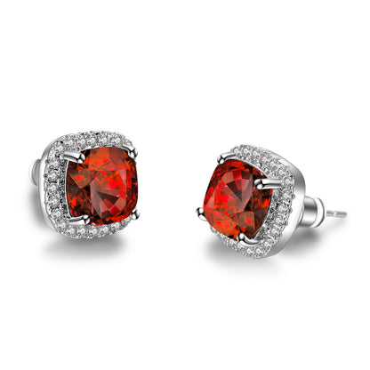 Luxury Zircon Stud Earrings