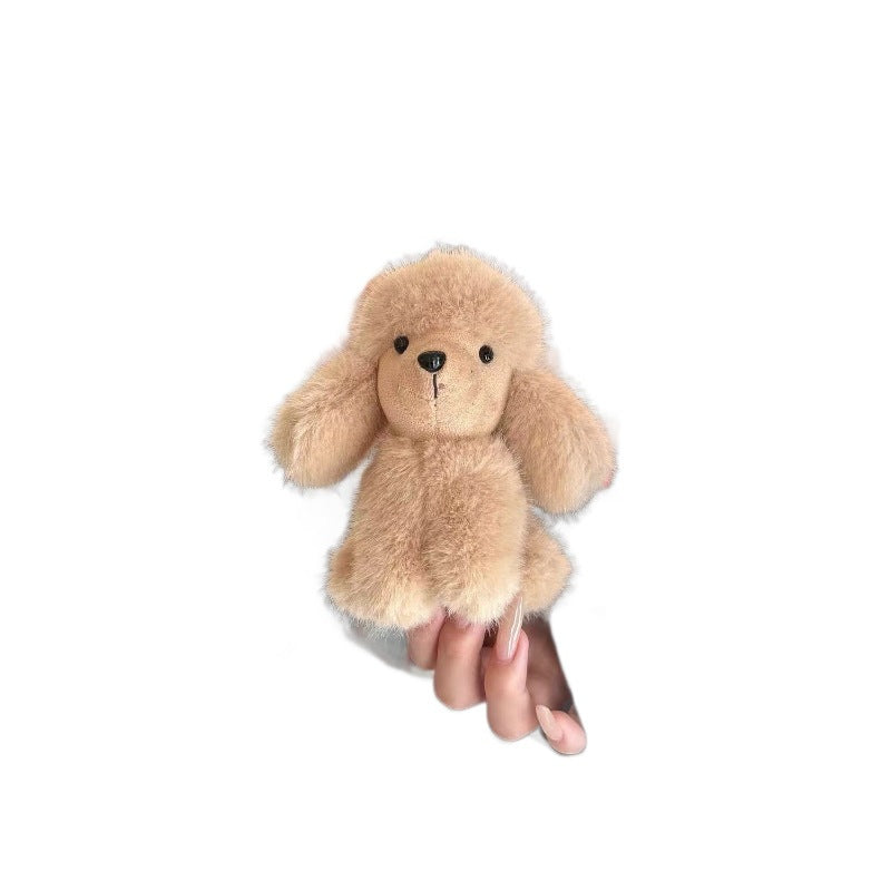 Scented Plush Dog Keychain