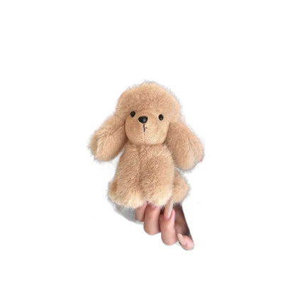 Scented Plush Dog Keychain